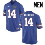 Men's Florida Gators #14 Chris Williamson NCAA Nike Blue Authentic Stitched College Football Jersey LLN8062CQ